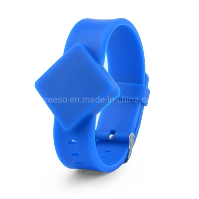 Bracciale RFID personalizzato in silicone impermeabile serie G10 G, braccialetto NFC ecologico, 13,56 MHz Hf e 125 KHz Lf