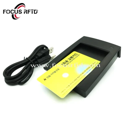 Lettore e scrittore RFID 13,56 MHz per smart card RF con porta USB/RS232 SDK gratuito