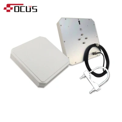 Antenna ceramica RFID UHF polarizzata circolare a lungo raggio, antenna RFID 9dBi